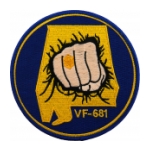 Navy Fighter Reserve Squadron VF-681 Patch
