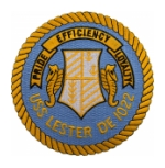 USS Lester DE-1022 Ship Patch