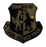 Task Force Troy (Green / Black) Patch