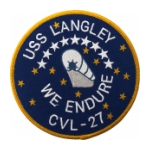 USS Langley CVL-27 Ship Patch