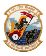 USS Fort Mandan LSD-21 Ship Patch