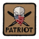 Patriot Pirate Patch With Hook And Loop