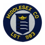 USS Middlesex County LST-983 Ship Patch