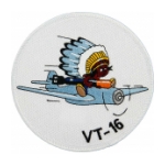 Navy Torpedo Bombing Squadron VT-16 Patch
