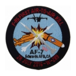 Air Force F-35 First To Air Kill AF-7 Edwards AFB Patch