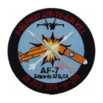 Air Force F-35 First To Air Kill AF-7 Edwards AFB Patch