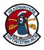 4th Squadron / 278th Armored Cavalry Regiment  HHT Patch