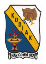 Naval Communication Station Kodiak, Alaska Patch