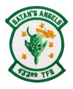 433rd Tactical Fighter Squadron (Satan's Angels) Patch