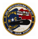 USS North Carolina SSN-777 Patch