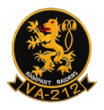 Navy Attack Squadron VA-212 Rampant Raiders Patch