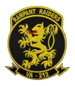 Navy Attack Squadron VA-212 Rampant Raiders Patch