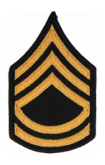 Army Sergeant First Class Chevron (Gold / Blue) (Female)