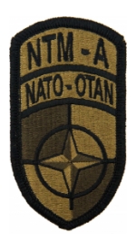 Nato Training Mission Afghanistan Scorpion / OCP Patch With Hook Fastener