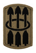 30th Air Defense Artillery Brigade Scorpion / OCP Patch With Hook Fastener
