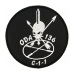 ODA-136 C Company 1st Battalion 1st Special Forces Group Patch