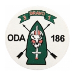 Special forces ODA 186 3 Bravo 1 Patch