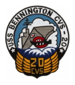 USS Bennington CVS-20 Ship Patch