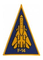 F-14 Triangle (Blue / Gold) Patch