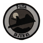 Air Force F-117A Stealth Fighter (18 June 81)  Patch