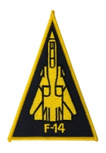 F-14 Triangle (Black / Yellow) Patch