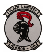 Navy Attack Squadron VA-64 Black Lancers Patch
