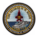 USS George H.W. Bush CVN-77 Ship Patch