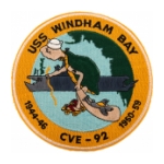 USS Windham Bay CVE-92 Patch