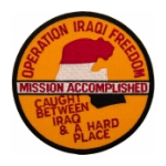 Operation Iraqi Freedom Mission Accomplished Patch