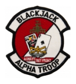 2nd Squadron / 6th Cavalry Regiment Alpha Troop (Blackjack) Patch