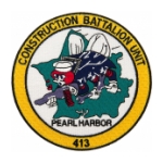 Naval Construction Battalion Unit 413 (Pearl Harbor) Patch