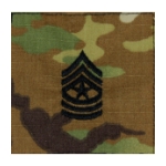 Army Scorpion Sergeant Major E-9 Rank Sew-On (Unfinished Edge)