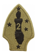 2nd Marine Division Scorpion / OCP Patch With Hook Fastener