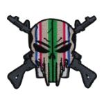 Desert Storm Sniper Skull & Rifles Patch