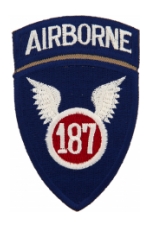 187th Airborne Infantry Regiment Patch
