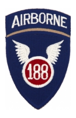 188th Airborne Infantry Shield Regiment Patch