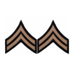 Corporal Sleeve Chevron (Khaki Stripe)