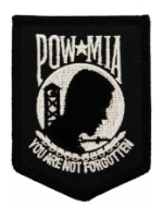 POW * MIA Patch (Black  White - Small)