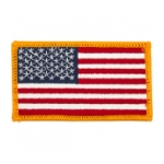 American Flag Patch (Gold Border)