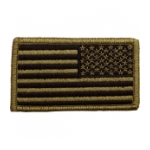 American Flag Reversed Scorpion / OCP Patch With Hook Fastener