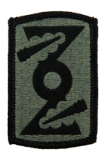 72nd Field Artillery Brigade Patch Foliage Green (Velcro Backed)