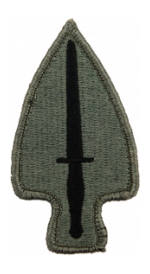 Special Operations Command Patch Foliage Green (Velcro Backed)