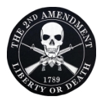 The 2nd Amendment (Liberty Or Death) 12" Back Patch
