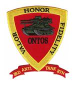 3rd Anti Tank Battalion Patch