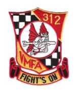 Marine Fighter Attack Squadron VMFA-312 (Fight's On) Patch