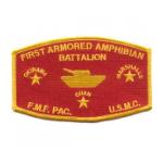 1st Amored Amphibian Battalion Patch