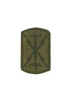 17th Field Artillery Brigade Patch Foliage Green (Velcro Backed)