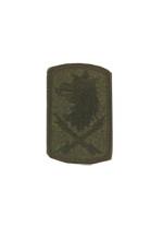 22nd Signal Brigade Patch Foliage Green (With Hook Fastener)
