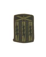 53rd Signal Brigade Patch Foliage Green (Velcro Backed)