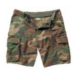 Vintage BDU 6 Pocket Combat Shorts (Woodland Camo)